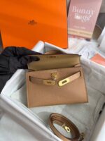 Mini Kelly 二代 奶茶色 - Image 3