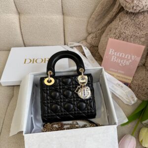 Lady Dior Mini 羊皮黑