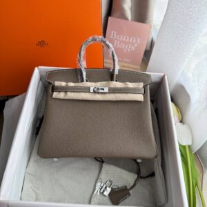 Birkin25 大象灰银扣