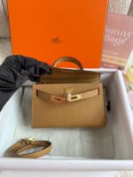 Kelly mini二代 饼干色金扣 - Image 4