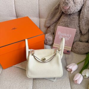 Lindy Mini 奶昔白淡金扣