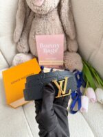 LV 双面腰带30mm金扣