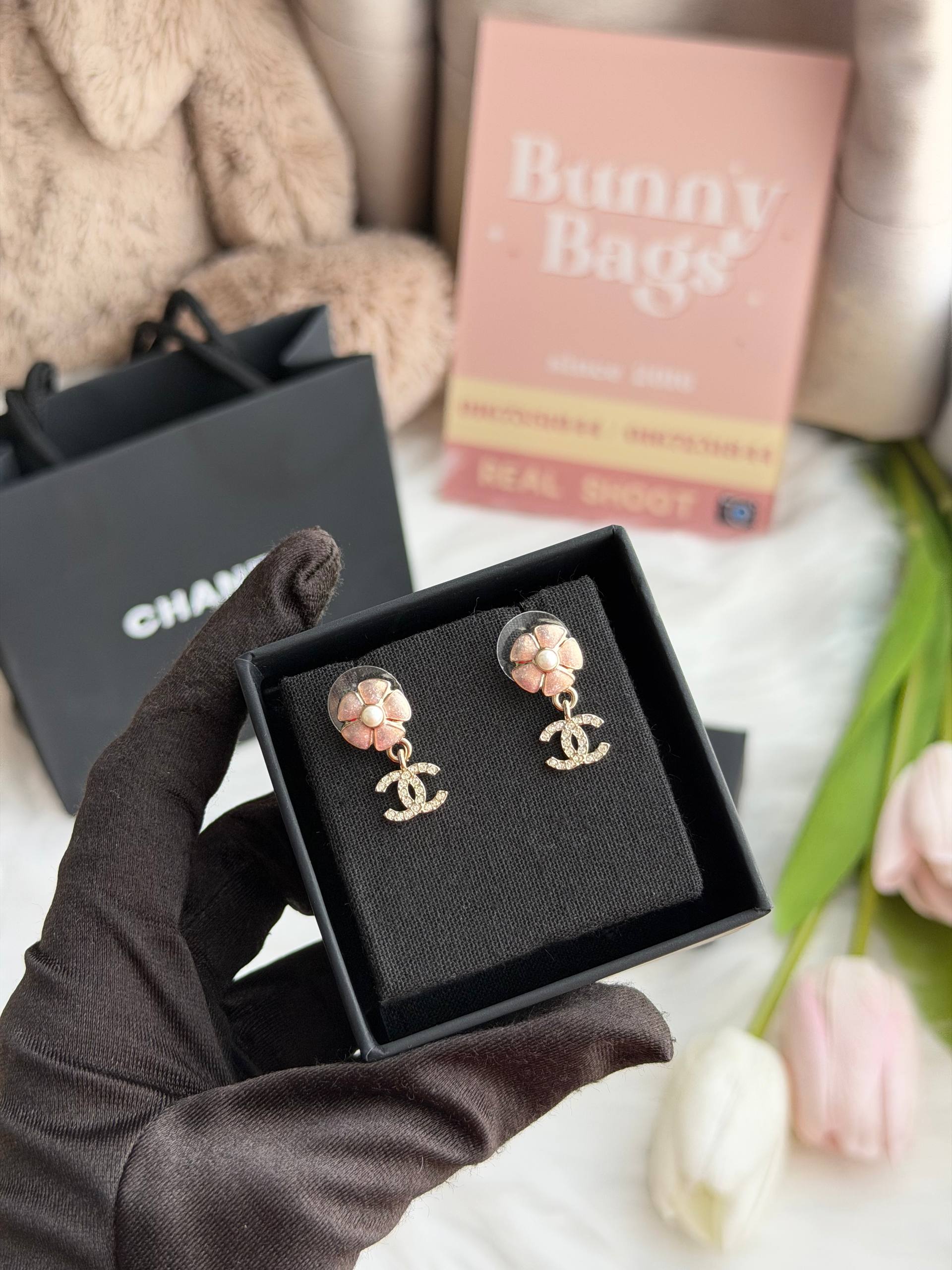 IMG_1641 Chanel 吊坠耳钉 - Image 1