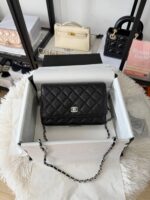 Chanel woc 牛皮银扣