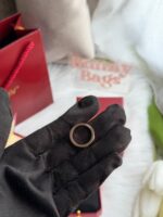 Cartier Love戒指宽版玫瑰金 5码 - Image 3